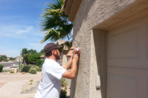 Exterior home sealing prevents scorpions entry points in Arizona