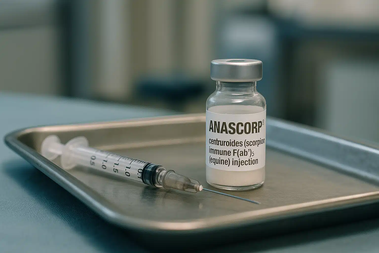 Anascorp, the only FDA-approved antivenom for  Arizona bark scorpions