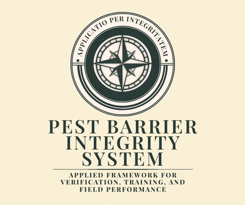 Pest Barrier Integrity System diagram representing complete scorpion exclusion strategy