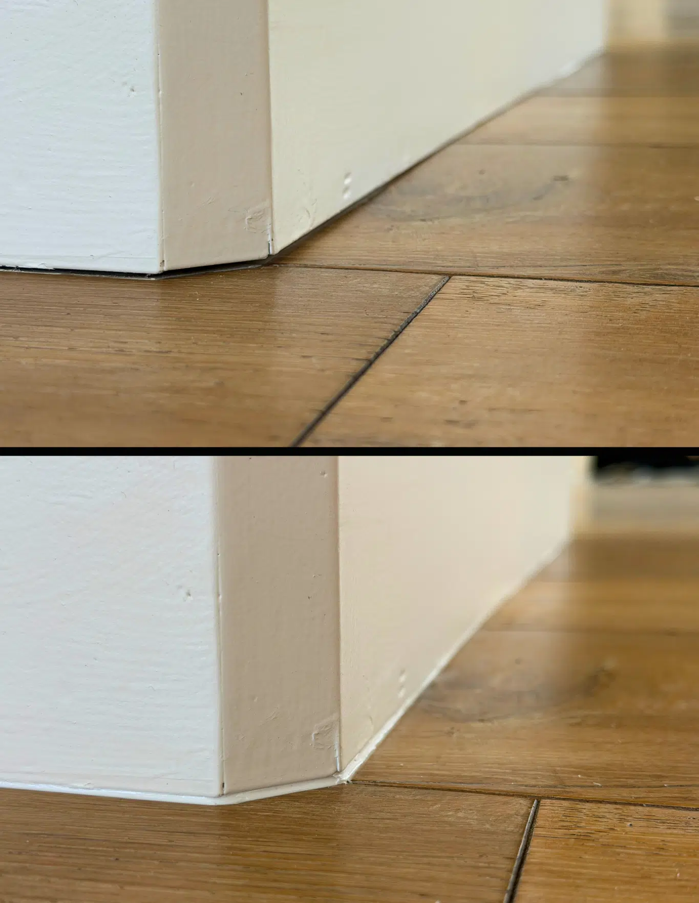 Sealed Baseboard Blocks Scorpion Entry