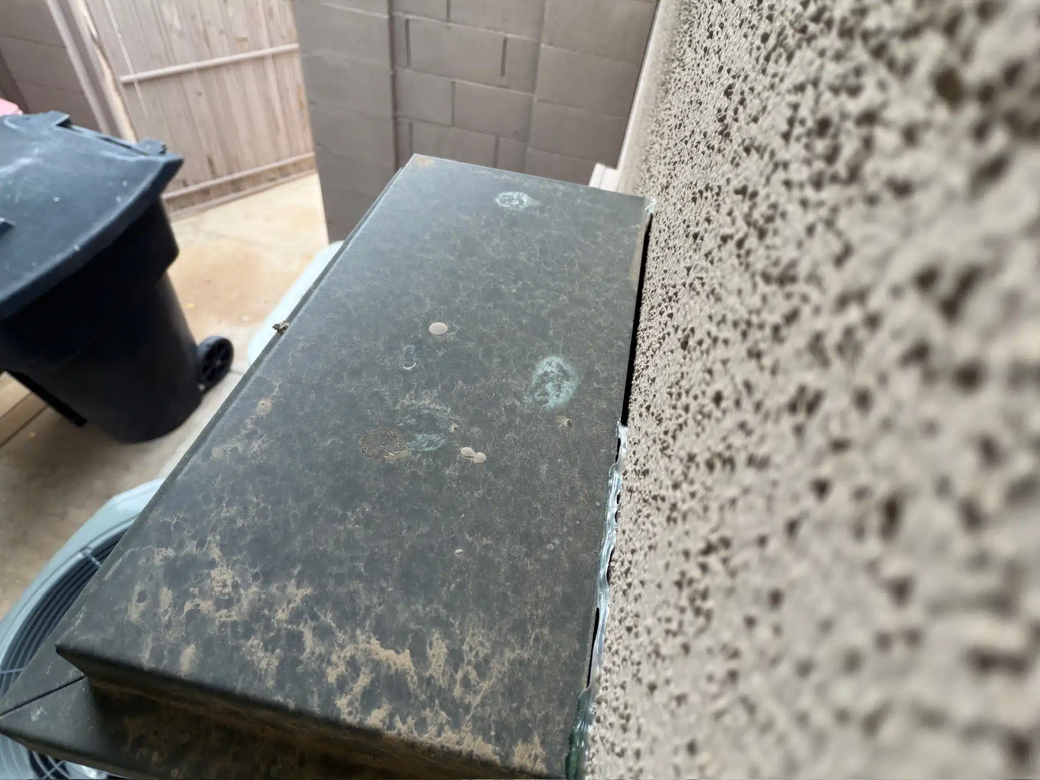 Failed Sealant Gaps Along Exterior Wall Penetration
