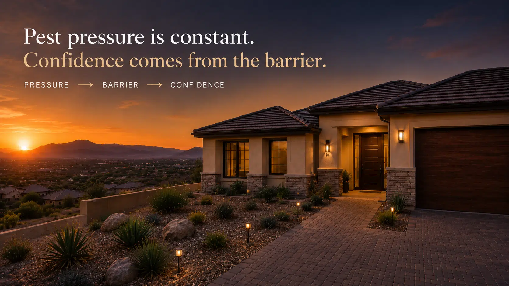 Scorpion Risk Management For A Protected Desert Home