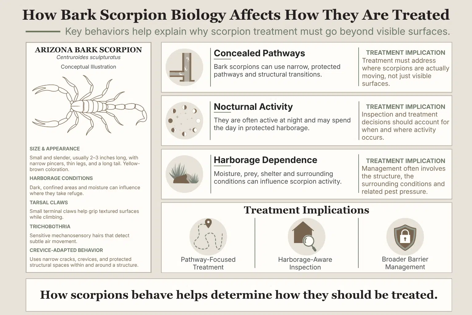 Arizona Bark Scorpion Biology and Treatment Implications